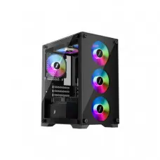 Корпус 1stPlayer X2-M-BK-4F1
