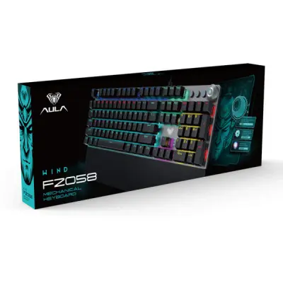 Клавіатура Aula F2058 Rainbow KRGD blue USB UA (F2058)