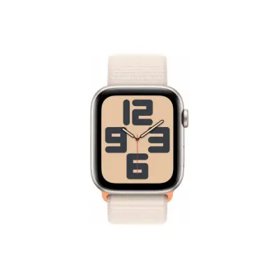 Смарт-годинник Apple Watch SE 2023 GPS 44mm Starlight Aluminium Case with Starlight Sport Loop (MRE63QP/A)