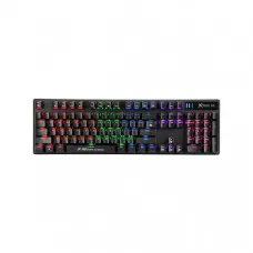 Клавіатура Xtrike GK-980 6 colors-LED Mechanical Red Switch USB Black (GK-980)