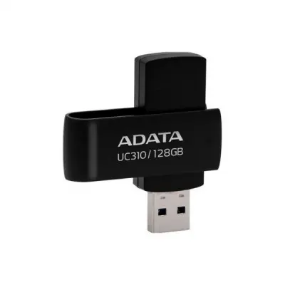 USB флеш накопичувач ADATA 128GB UC310 USB 3.2 Black (UC310-128G-RBK)