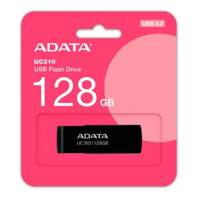 USB флеш накопичувач ADATA 128GB UC310 USB 3.2 Black (UC310-128G-RBK)