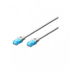 Патч-корд 2м, UTP, cat.5e, AWG 26/7, CU, PVC, white Digitus (DK-1511-020/WH)