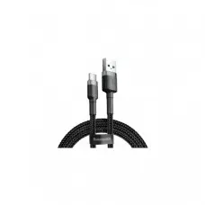 Дата кабель USB 2.0 AM to Type-C 3.0m 3A Gray-Black Baseus (CATKLF-UG1)