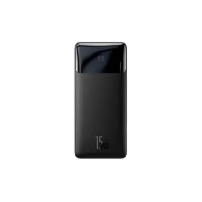 Батарея універсальна Baseus Bipow 30000mAh, 15W, inp:USB-C/Micro-USB/3A, out:USB-C/2*USB-A/3A(max.), black (PPDML-K01)