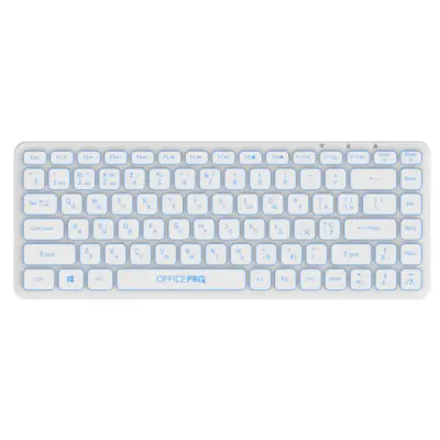 Клавіатура OfficePro SK790W Wireless/Bluetooth White (SK790W)
