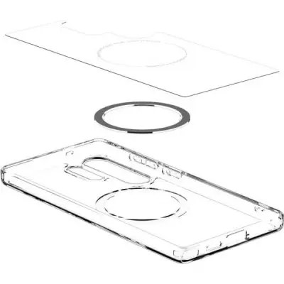 Чохол до мобільного телефона Spigen Samsung Galaxy S25 Ultra, Ultra Hybrid MagFit, Clear White (ACS08956)