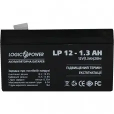 Батарея до ДБЖ LogicPower LPM 12В 1.3 Ач (4131)