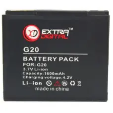 Акумуляторна батарея для телефону Extradigital HTC G20 (1600 mAh) (BMH6386)