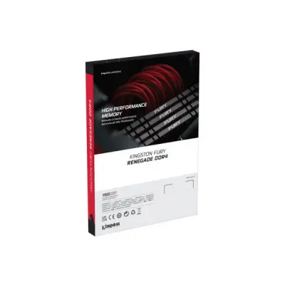 Модуль пам'яті для комп'ютера DDR4 16GB 4000 MHz Renegade Black Kingston Fury (ex.HyperX) (KF440C19RB1/16)