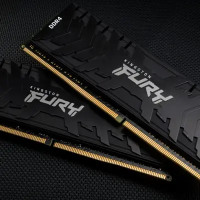 Модуль пам'яті для комп'ютера DDR4 16GB 4000 MHz Renegade Black Kingston Fury (ex.HyperX) (KF440C19RB1/16)