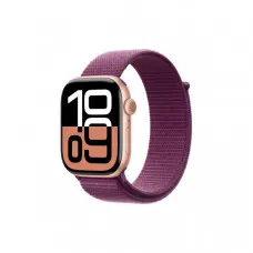 Смарт-годинник Apple Watch Series 10 GPS 46mm Rose Gold Aluminium Case with Plum Sport Loop (MWWV3QH/A)