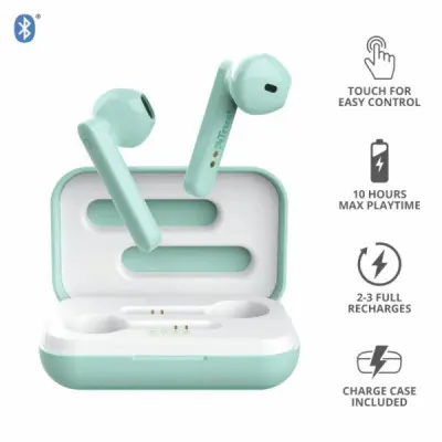 Навушники Trust Primo Touch True Wireless Mic Mint (23781)