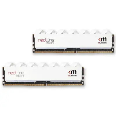 Модуль пам'яті для комп'ютера DDR4 16GB (2x8GB) 3600 MHz Redline White Mushkin (MRD4U360JNNM8GX2)