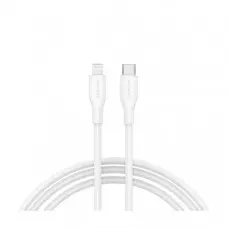 Дата кабель USB-C to Lightning 1.0m CLNM60 C-L 60W MFI Silicon White Canyon (CNS-CLNM60SC10W)