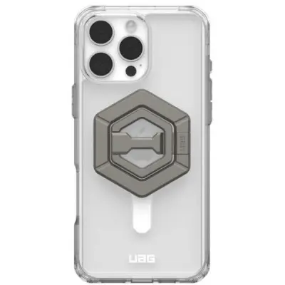Чохол до мобільного телефона UAG Apple iPhone 16 Pro Max Plyo MagSafe Ice White/Titanium Stand (1144811BV01)