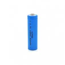 Акумулятор 14500 Li-Ion (size AA), 800mAh, 3.7V, TipTop, blue Vipow (ICR14500-800mAhTT / 25545)