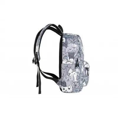 Рюкзак для ноутбука 2E 13" TeensPack Cats, grey (2E-BPT6114GC)