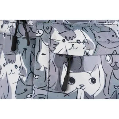 Рюкзак для ноутбука 2E 13" TeensPack Cats, grey (2E-BPT6114GC)