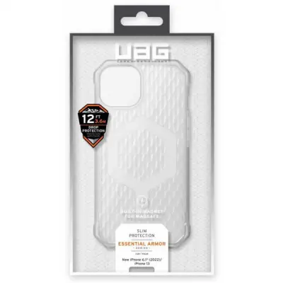Чохол до мобільного телефона Uag Apple iPhone 14 Essential Armor Magsafe, Frosted Ice (114089110243)