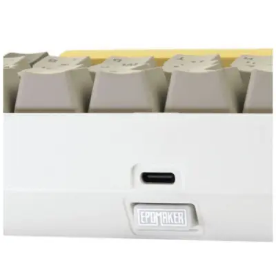 Клавіатура Epomaker EP84 Plus 75 Wisteria Linear Switch Hot-Swap RGB Wireless/Bluetooth/USB UA White (EP84-W-WL)