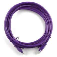 Патч-корд 3м, RJ-45, Cat.5e, CU, мідь, фіолетовий Ritar (PCR-CU/3Pe / 04279)