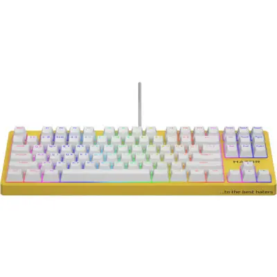 Клавіатура Hator Rockfall 2 Mecha TKL Orange USB Yellow (HTK-722)