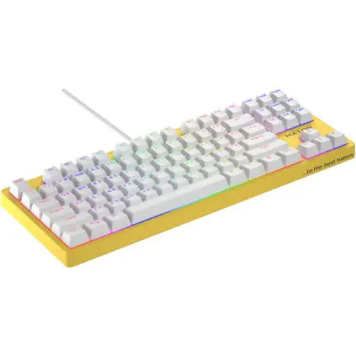 Клавіатура Hator Rockfall 2 Mecha TKL Orange USB Yellow (HTK-722)