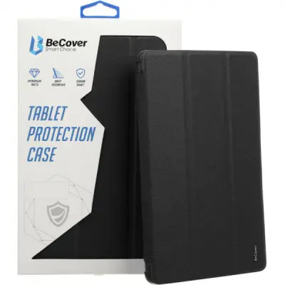 Чохол до планшета BeCover Ultra Slim Origami Transparent Apple Pencil Apple iPad 10.2 2019/2020/2021 Black (711098)