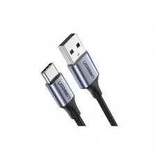 Дата кабель USB 2.0 AM to Type-C 3.0m 3.0A 18W US288 Space Gray Ugreen (60408)