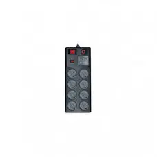 Мережевий фільтр живлення REAL-EL RS-8F USB CHARGE 3m, black (EL122300004)