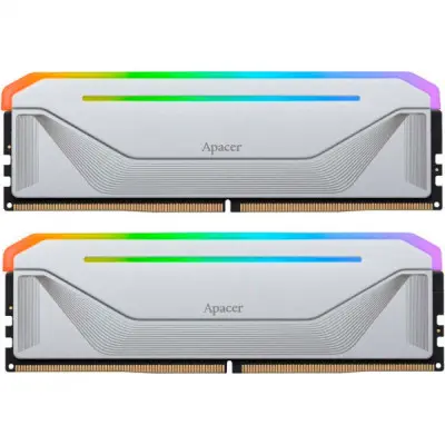 Модуль пам'яті для комп'ютера DDR5 32GB (2x16GB) 6000 MHz NOX RGB Silver Apacer (AH5U32G60C622NWAA-2)