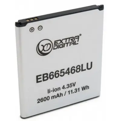 Акумуляторна батарея для телефону Extradigital Samsung Galaxy Grand 2 Duos G7102 (2600 mAh, EB665468LU) (BMS6417)
