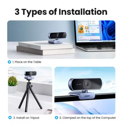 Веб-камера Ugreen CM678 HD USB-A (15728)