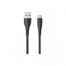 Дата кабель USB 2.0 AM to Type-C PD-B85a Black Proda (PD-B85a-BK)