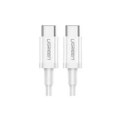 Дата кабель USB-C to USB-C 1.5m US264 18W ABS Cover White Ugreen (60519)