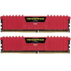 Модуль пам'яті для комп'ютера DDR4 16GB (2x8GB) 3200 MHz Vengeance LPX Red Corsair (CMK16GX4M2B3200C16R)