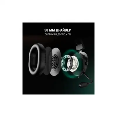 Навушники Fifine H6 RGB 7.1 Black (H6)