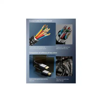 Кабель мультимедійний HDMI to HDMI 2.0m v2.1 Cabletime (CA914654)