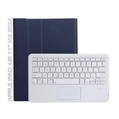 Чохол до планшета BeCover Keyboard+TouchPad Apple iPad Air 11" M2/M3 (2024/2025) Deep Blue (712596)