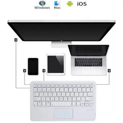 Чохол до планшета BeCover Keyboard+TouchPad Apple iPad Air 11" M2/M3 (2024/2025) Deep Blue (712596)
