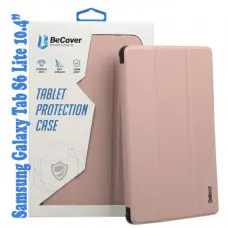 Чохол до планшета BeCover Soft Edge Pencil Mount Samsung Galaxy Tab S6 Lite 10.4 P610/P613/P615/P619 Rose Gold (708355)