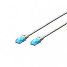 Патч-корд 2м, UTP, cat.5e, AWG 26/7, CCA, PVC, white Digitus (DK-1512-020/WH)