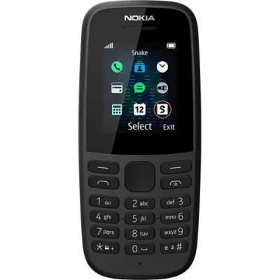 Мобільний телефон Nokia 105 DS 2019 Black (16KIGB01A01)