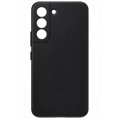Чохол до мобільного телефона Samsung Leather Cover Galaxy S22 Black (EF-VS901LBEGRU)