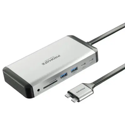 Концентратор Promate USB Hub 13 ports versahub-mst.grey (versahub-mst.grey)