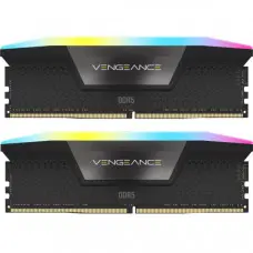 Модуль пам'яті для комп'ютера DDR5 32GB (2x16GB) 6000 MHz Vengeance RGB Black Corsair (CMH32GX5M2E6000Z36)