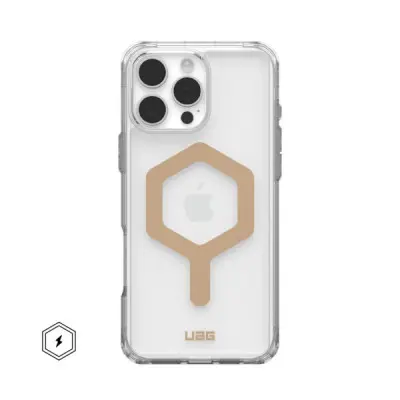 Чохол до мобільного телефона UAG iPhone 16 Pro Max Plyo Magsafe Ice/Gold (114481114381)