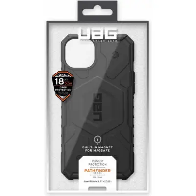Чохол до мобільного телефона Uag Apple iPhone 14 Plus Pathfinder Magsafe, Black (114053114040)