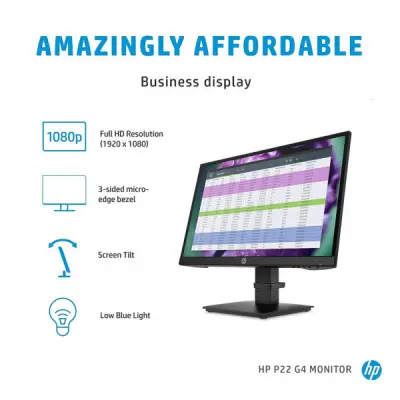 Монітор HP P22 G4 (1A7E4AA)